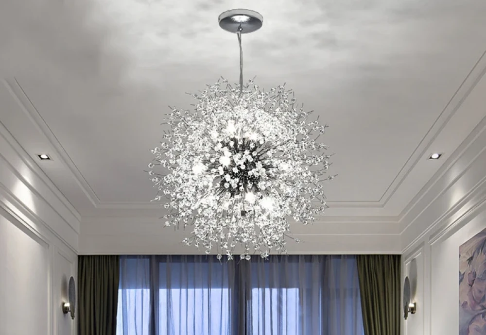 bronze and crystal chandelier