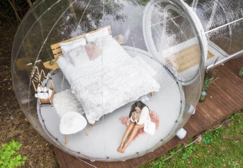 tunnel inflatable bubble camping tent